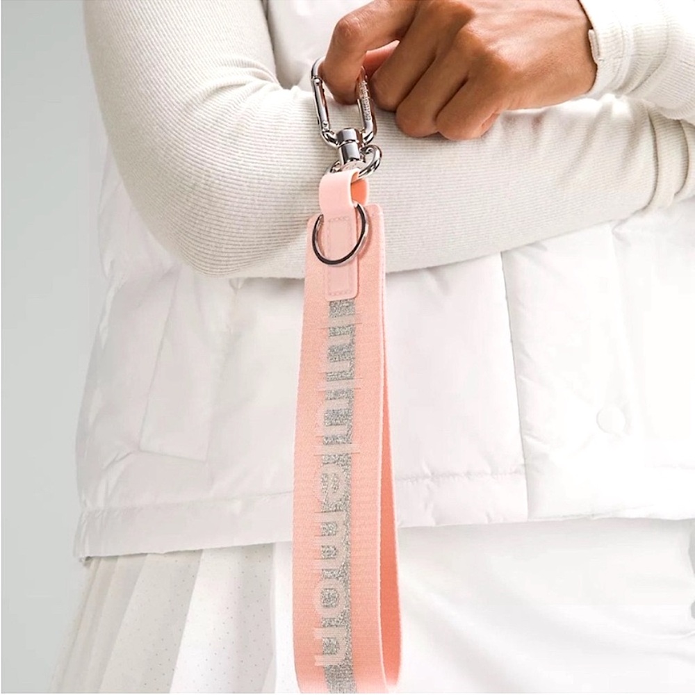NWT Lululemon Never Lost Keychain *Wordmark